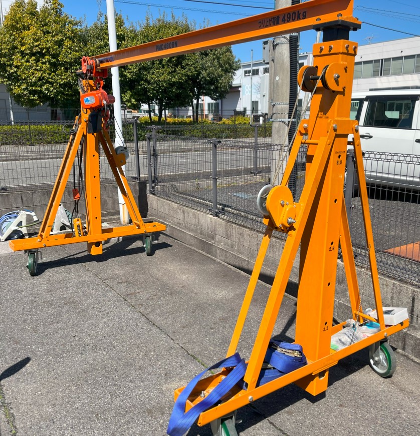 中古価格] 【再々値下げ】ポータブル門型クレーン(スーパーツール